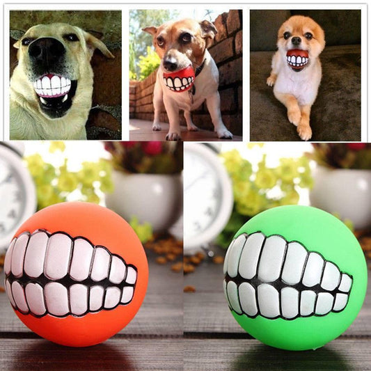 Silly Smiles Squeaky Ball