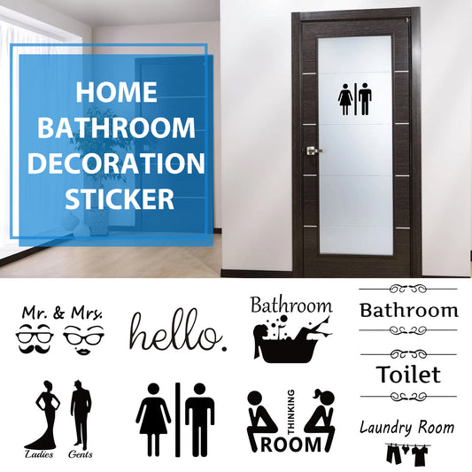 Splashy Statement Restroom Sticker