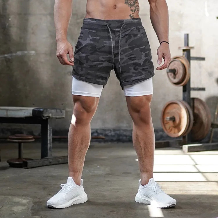 Quick-Dry 2in1 Gym Shorts